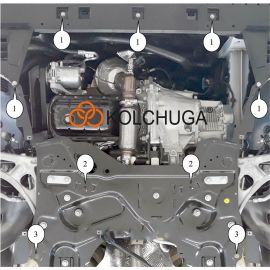 Kolchuga Защита двигателя и КПП на Opel Combo E '18-