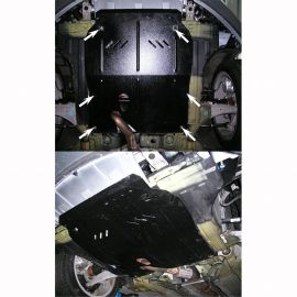 Kolchuga Защита двигателя и КПП на Opel Insignia I '08-17 (ZiPoFlex-оцинковка)