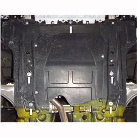 Kolchuga Защита двигателя и КПП на Opel Insignia I '13-15 (ZiPoFlex-оцинковка)