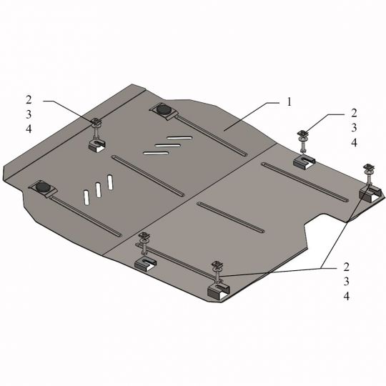 Kolchuga Защита двигателя и КПП на Opel Insignia I '13-15 (ZiPoFlex-оцинковка) Kolchuga Защита двигателя и КПП на Opel Insignia I '13-15 (ZiPoFlex-оцинковка)