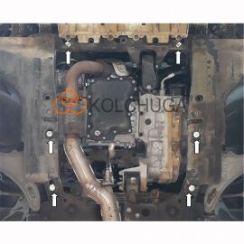 Kolchuga Защита двигателя и КПП на Opel Insignia I '14-17 (ZiPoFlex-оцинковка)