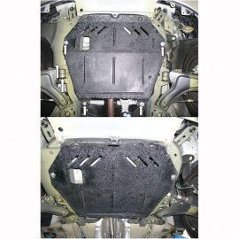Kolchuga Защита двигателя, КПП и радиатора на Opel Combo C '01-11 (ZiPoFlex-оцинковка)