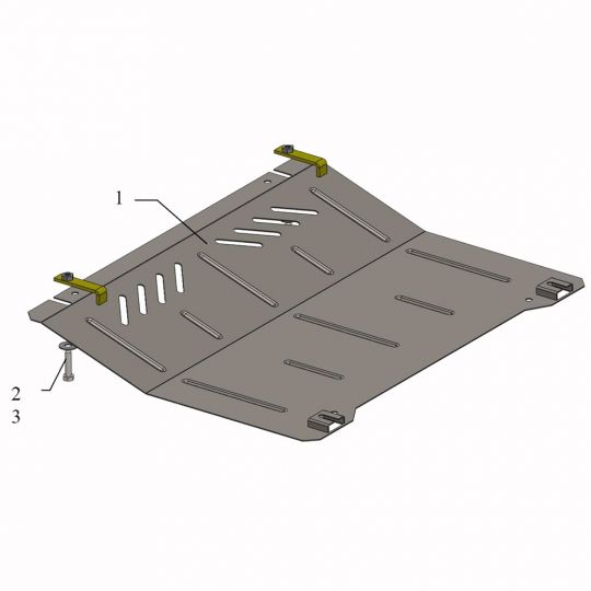 Kolchuga Защита двигателя, КПП и радиатора на Opel Corsa D '06-14 (V-1,2) Kolchuga Защита двигателя, КПП и радиатора на Opel Corsa D '06-14 (V-1,2)