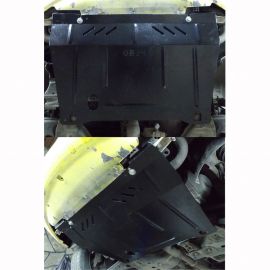 Kolchuga Защита двигателя, КПП и радиатора на Opel Corsa D '06-14 (V-1,3CTDi) (ZiPoFlex-оцинковка)
