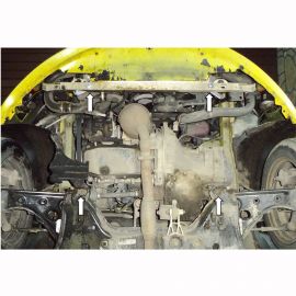 Kolchuga Защита двигателя, КПП и радиатора на Opel Corsa D '06-14 (V-1,3CTDi)