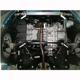 Kolchuga Защита двигателя, КПП и радиатора на Opel Corsa D '06-14 (V-1,4D)