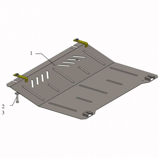 Kolchuga Защита двигателя, КПП и радиатора на Opel Corsa D '06-14 (V-1,4D) (ZiPoFlex-оцинковка) Kolchuga Защита двигателя, КПП и радиатора на Opel Corsa D '06-14 (V-1,4D) (ZiPoFlex-оцинковка)