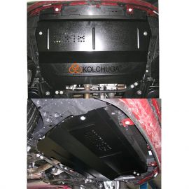 Kolchuga Защита двигателя, КПП и радиатора на Opel Crossland X '17- (ZiPoFlex-оцинковка)