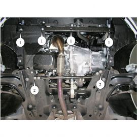 Kolchuga Защита двигателя, КПП и радиатора на Opel Crossland X '17-