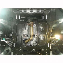 Kolchuga Защита двигателя, КПП и радиатора на Opel Mokka '12-