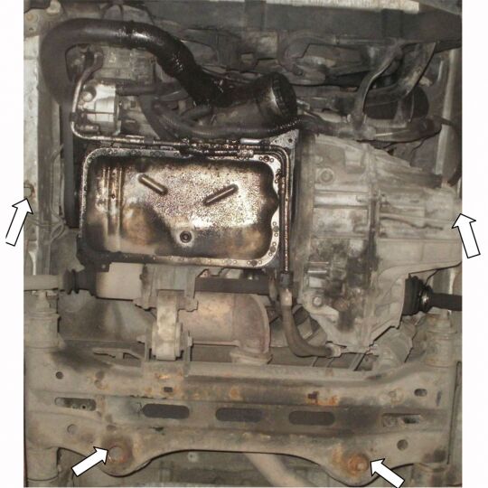 Kolchuga Защита двигателя, КПП и радиатора на Opel Movano A '98-10 (ZiPoFlex-оцинковка) Kolchuga Защита двигателя, КПП и радиатора на Opel Movano A '98-10 (ZiPoFlex-оцинковка)