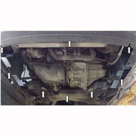 Kolchuga Защита двигателя, КПП и радиатора на Opel Movano B '10-