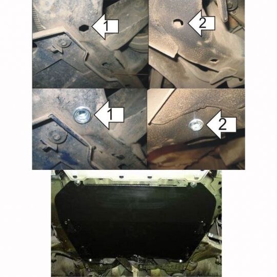 Kolchuga Защита двигателя, КПП и радиатора на Opel Vectra C '02-08 Kolchuga Защита двигателя, КПП и радиатора на Opel Vectra C '02-08