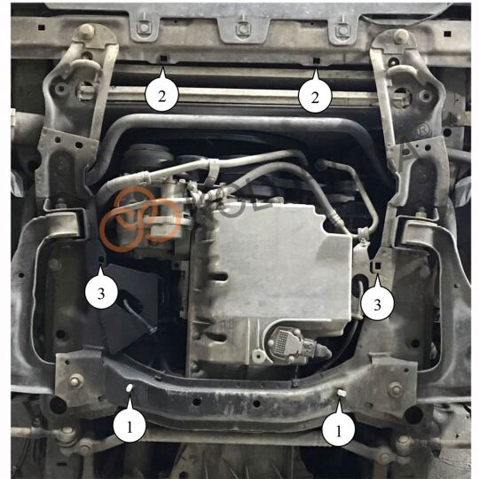 Kolchuga Защита двигателя и радиатора на Opel Omega B '94-03 Kolchuga Защита двигателя и радиатора на Opel Omega B '94-03