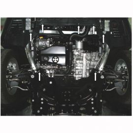 Kolchuga Защита двигателя, КПП и части радиатора на Peugeot 508 I '10-18