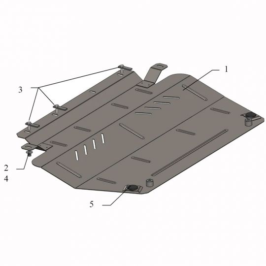 Kolchuga Защита двигателя, КПП и части радиатора на Peugeot 508 I '10-18 (ZiPoFlex-оцинковка) Kolchuga Защита двигателя, КПП и части радиатора на Peugeot 508 I '10-18 (ZiPoFlex-оцинковка)