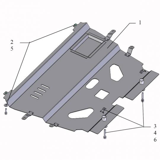 Kolchuga Защита двигателя и КПП на Peugeot 308 I '07-13 (ZiPoFlex-оцинковка) Kolchuga Защита двигателя и КПП на Peugeot 308 I '07-13 (ZiPoFlex-оцинковка)