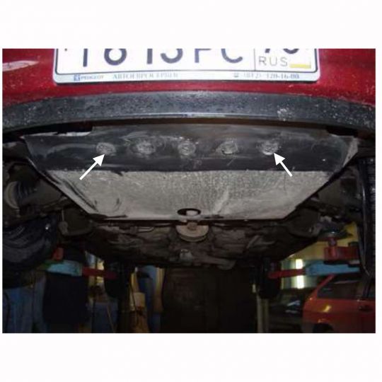 Kolchuga Защита двигателя, КПП и радиатора на Peugeot 206 '98- Kolchuga Защита двигателя, КПП и радиатора на Peugeot 206 '98-