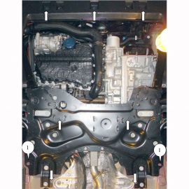 Kolchuga Защита двигателя, КПП и радиатора на Peugeot 3008 II '16-