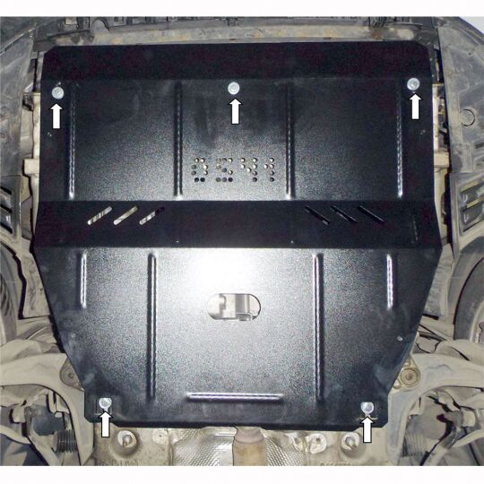 Kolchuga Защита двигателя, КПП и радиатора на Peugeot 407 '04-11 Kolchuga Защита двигателя, КПП и радиатора на Peugeot 407 '04-11