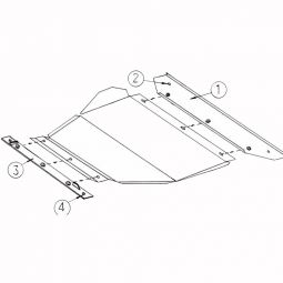 Kolchuga Защита двигателя, КПП и радиатора на Peugeot 605 '89-99