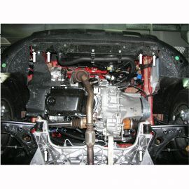 Kolchuga Защита двигателя, КПП и радиатора на Peugeot Bipper Tepee '08- (ZiPoFlex-оцинковка)