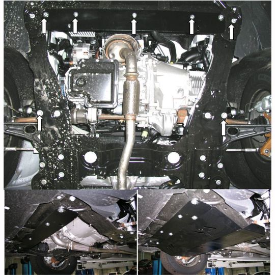 Kolchuga Защита двигателя, КПП и радиатора на Peugeot Expert II '07-16 (V-1,6 HDI) (ZiPoFlex-оцинковка) Kolchuga Защита двигателя, КПП и радиатора на Peugeot Expert II '07-16 (V-1,6 HDI) (ZiPoFlex-оцинковка)