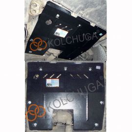 Kolchuga Защита двигателя, КПП и радиатора на Peugeot Expert II '07-16 (V-2,0 HDI) (ZiPoFlex-оцинковка)
