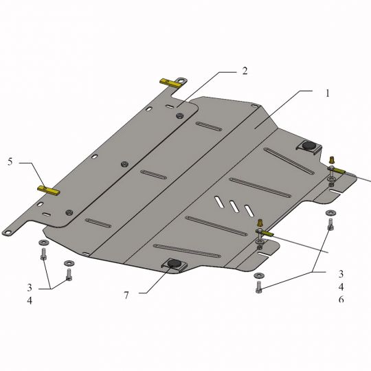 Kolchuga Защита двигателя, КПП и радиатора на Peugeot Partner Teppe II '08- (ZiPoFlex-оцинковка) Kolchuga Защита двигателя, КПП и радиатора на Peugeot Partner Teppe II '08- (ZiPoFlex-оцинковка)