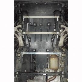 Kolchuga Защита двигателя, КПП и радиатора на Porsche Cayenne I '07-10 (ZiPoFlex-оцинковка)