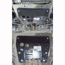 Kolchuga Защита двигателя и КПП на Renault Kangoo I '98- (ZiPoFlex-оцинковка)