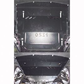 Kolchuga Защита двигателя, КПП и радиатора на Renault Kadjar '15- (ZiPoFlex-оцинковка)