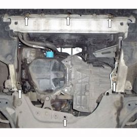 Kolchuga Защита двигателя, КПП и радиатора на Renault Laguna III '11-