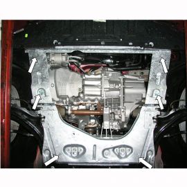 Kolchuga Защита двигателя, КПП и радиатора на Renault Megane II '02-09 (ZiPoFlex-оцинковка)