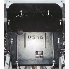 Kolchuga Защита двигателя, КПП и радиатора на Renault Sandero II '12- (ZiPoFlex-оцинковка)