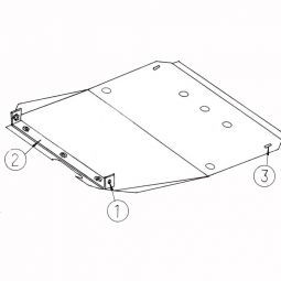 Kolchuga Защита двигателя и КПП на Saab 9-3 I '98-03