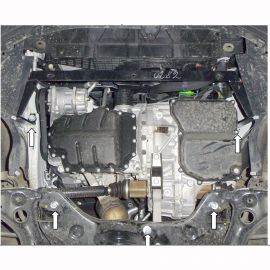 Kolchuga Защита двигателя и КПП на Seat Ibiza III '02-08 (ZiPoFlex-оцинковка)