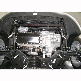 Kolchuga Защита двигателя, КПП и радиатора на Seat Ibiza III '02-08