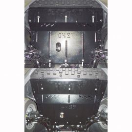 Kolchuga Защита двигателя, КПП и радиатора на Seat Leon III '12- (ZiPoFlex-оцинковка)