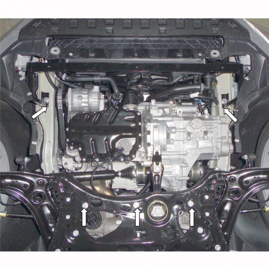 Kolchuga Защита двигателя, КПП и радиатора на Seat Leon III '12- (ZiPoFlex-оцинковка) Kolchuga Защита двигателя, КПП и радиатора на Seat Leon III '12- (ZiPoFlex-оцинковка)