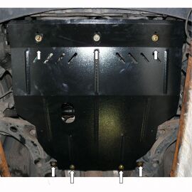 Kolchuga Защита двигателя, КПП и радиатора на Seat Toledo II '99-04 (дизель) (ZiPoFlex-оцинковка)