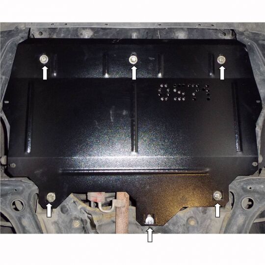 Kolchuga Защита двигателя, КПП и радиатора на Skoda Fabia II '07- (V-1,2) (ZiPoFlex-оцинковка) Kolchuga Защита двигателя, КПП и радиатора на Skoda Fabia II '07- (V-1,2) (ZiPoFlex-оцинковка)