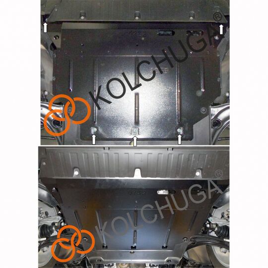 Kolchuga Защита двигателя, КПП и радиатора на Skoda Kodiaq '16- (сборка Украина) (ZiPoFlex-оцинковка) Kolchuga Защита двигателя, КПП и радиатора на Skoda Kodiaq '16- (сборка Украина) (ZiPoFlex-оцинковка)