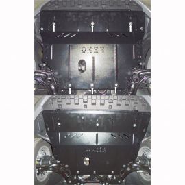 Kolchuga Защита двигателя, КПП и радиатора на Skoda Octavia (A7) III '13- (ZiPoFlex-оцинковка)