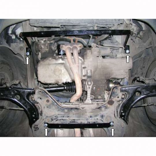 Kolchuga Защита двигателя, КПП и радиатора на Skoda Octavia I '96-10 (бензин) (ZiPoFlex-оцинковка) Kolchuga Защита двигателя, КПП и радиатора на Skoda Octavia I '96-10 (бензин) (ZiPoFlex-оцинковка)