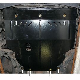 Kolchuga Защита двигателя, КПП и радиатора на Skoda Octavia I '96-10 (дизель) (ZiPoFlex-оцинковка)