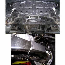 Kolchuga Защита двигателя, КПП и радиатора на Ssang Yong Rexton W '12-
