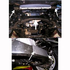 Kolchuga Защита двигателя, КПП, радиатора и раздатки на Ssang Yong Kyron '05-14 (ZiPoFlex-оцинковка)