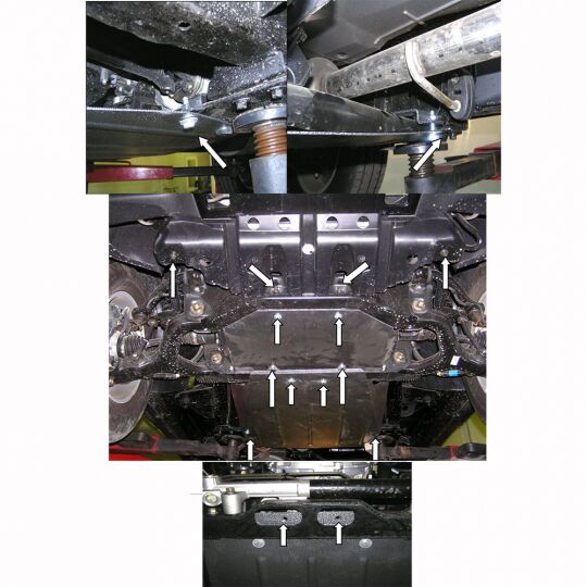 Kolchuga Защита двигателя, КПП, радиатора и раздатки на Ssang Yong Actyon '05-