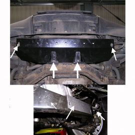 Kolchuga Защита двигателя, КПП, радиатора и раздатки на Ssang Yong Actyon '05-